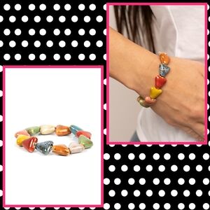 2/$10 Paparazzi SHARK Out of Water - Multi Bracelet